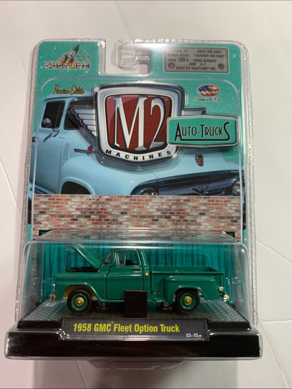 Machine Green 1958 GMC Fleet Option Truck Die-Cast